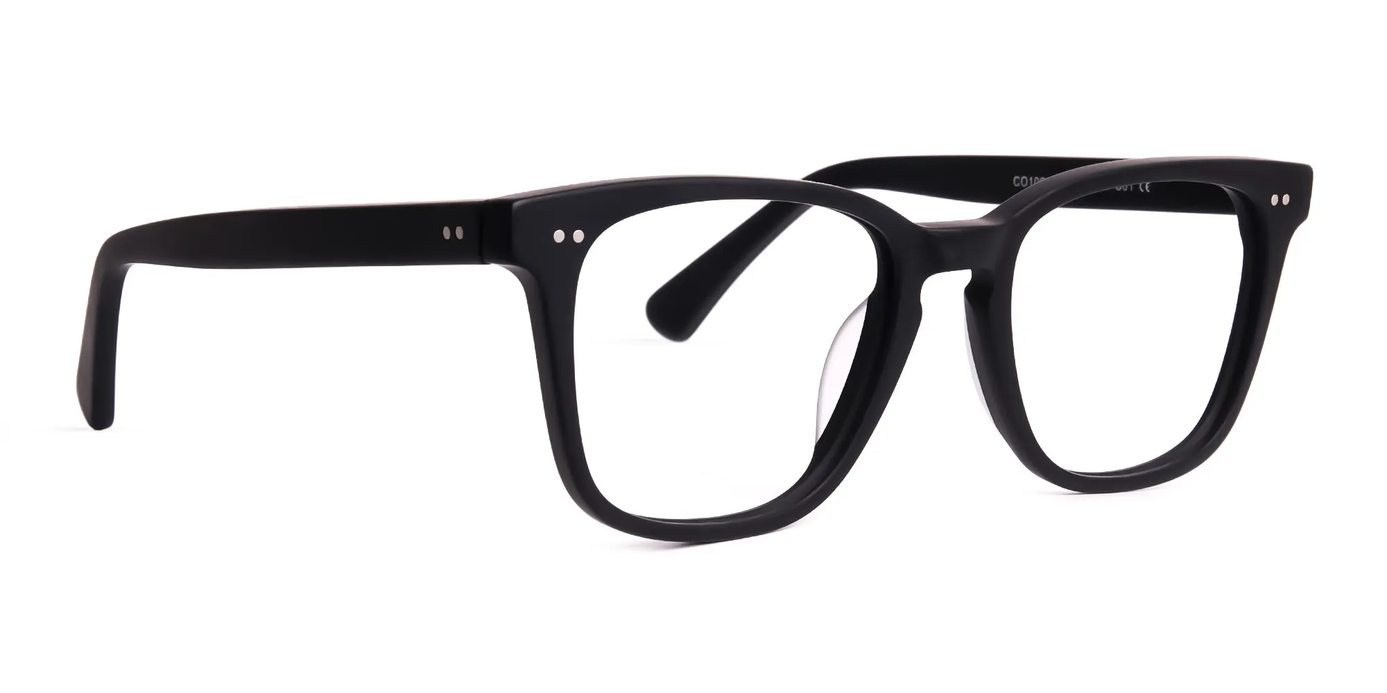 black full rim square full rim glasses frames-2