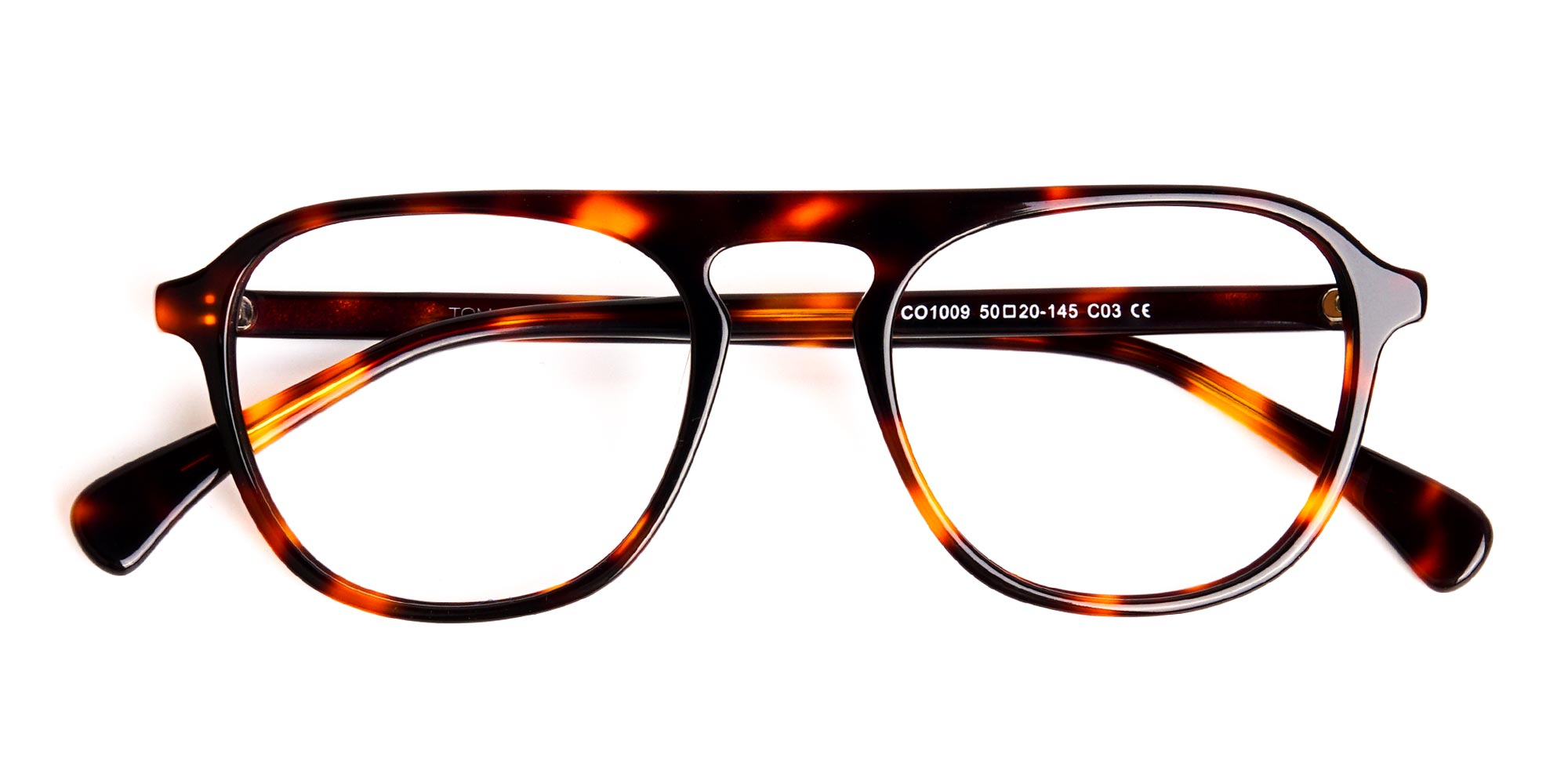 tortoise shell wayfarer aviator full rim glasses frames-1