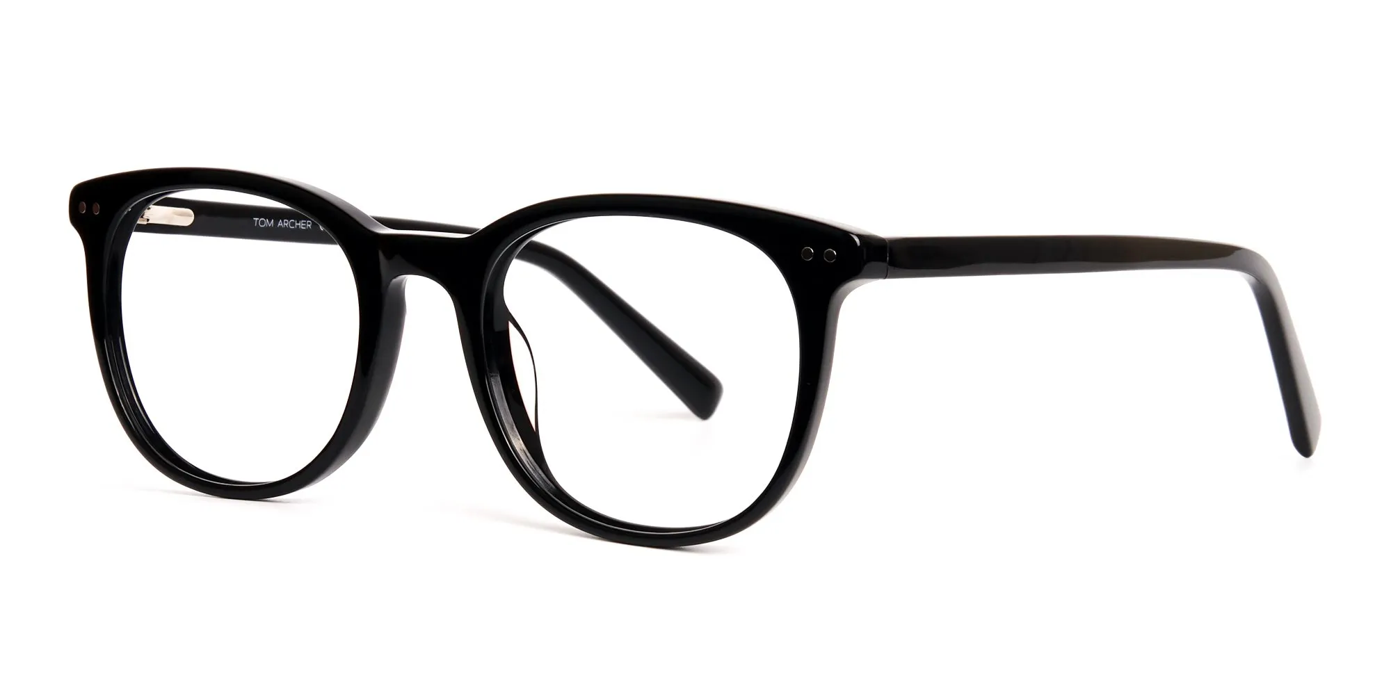 black acetate round square full rim glasses frames-2