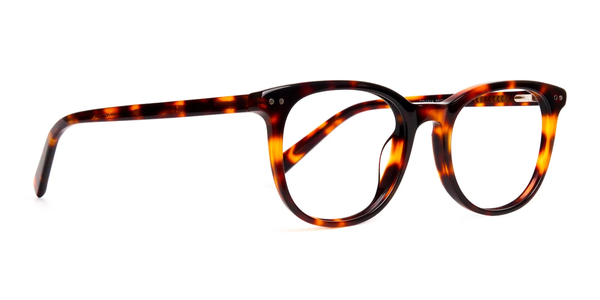 tortoise shell square round full rim glasses frames-2