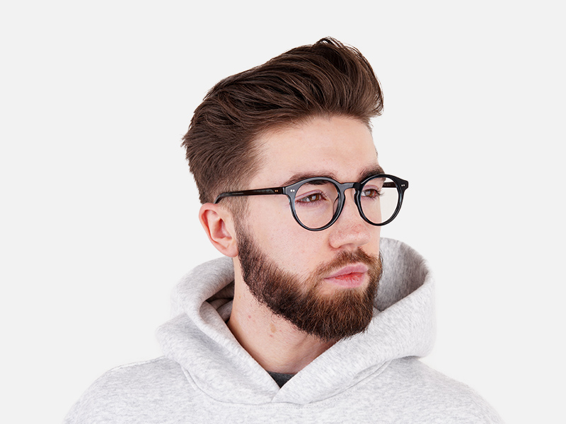 marble blue round fullrim glasses frames-1