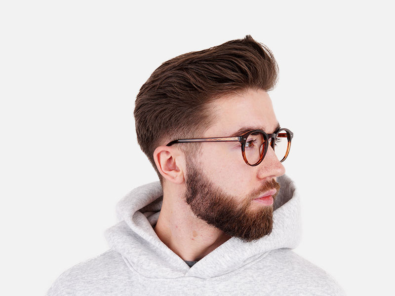 dark marble brown full-rim Tortoiseshell glasses frames-1