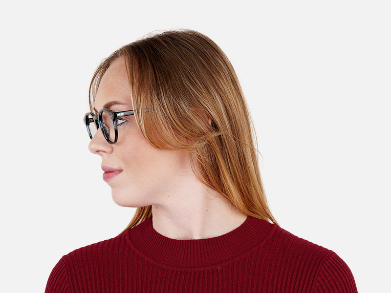 marble blue round fullrim glasses frames-1
