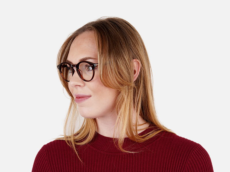 dark marble brown full-rim Tortoiseshell glasses frames-1