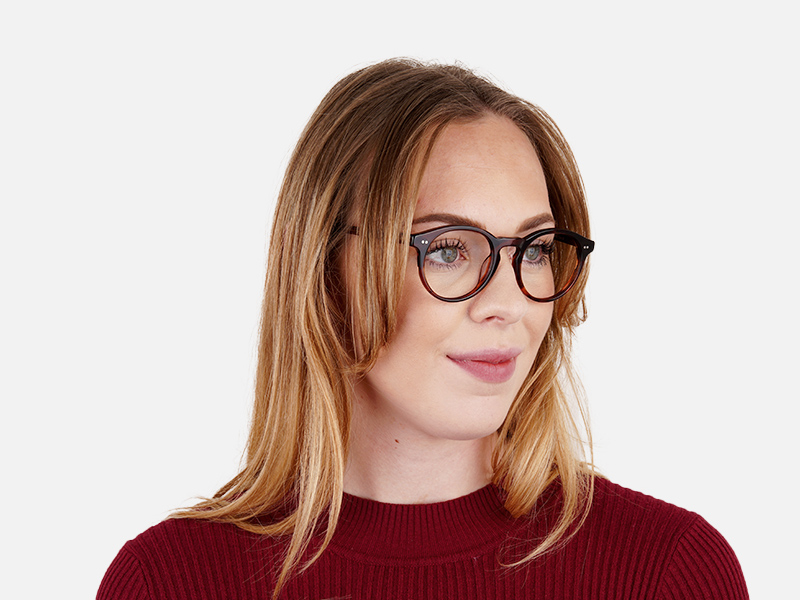 dark marble brown full-rim Tortoiseshell glasses frames-1