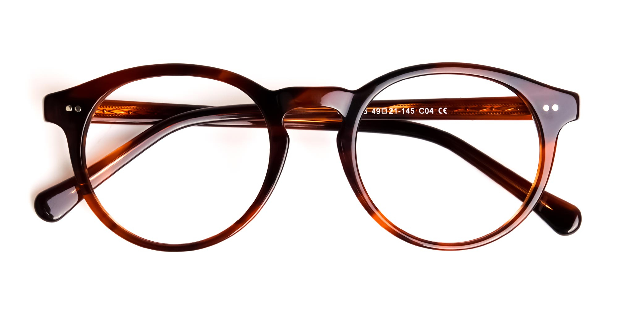 dark marble brown full-rim Tortoiseshell glasses frames-1
