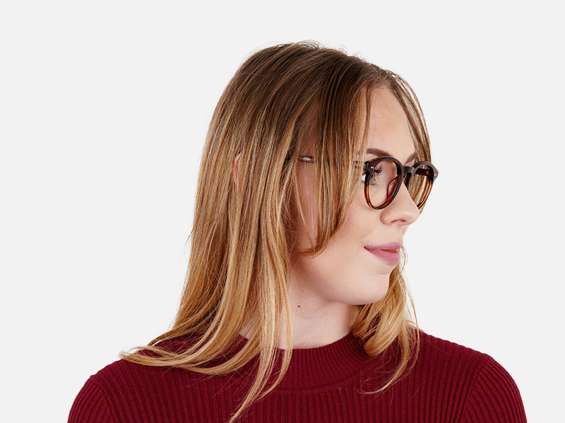dark marble brown full-rim Tortoiseshell glasses frames-1