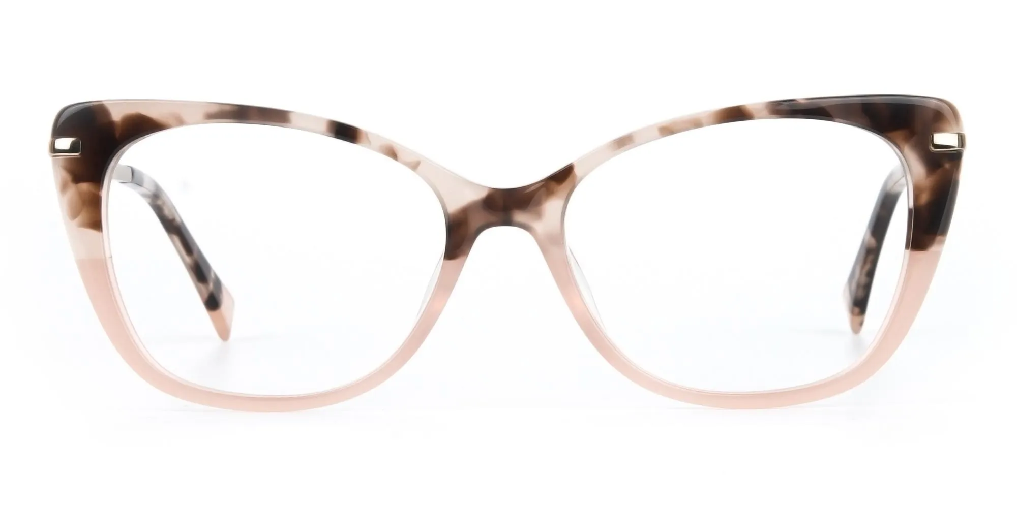 Brown Tortoise Eyeglasses Wayfarer & Cat-eye-2