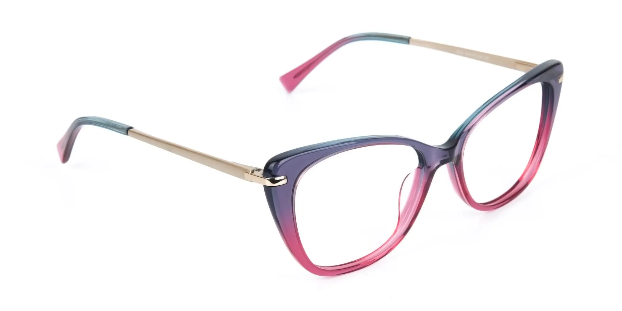 Dusty Purple & Magenta Eyeglasses Cat-Eye-2