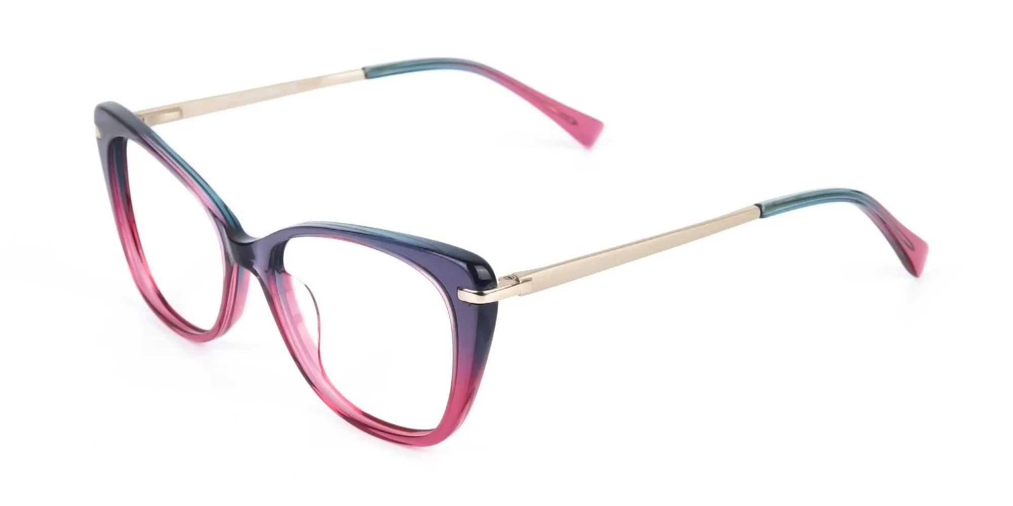 Dusty Purple & Magenta Eyeglasses Cat-Eye-2