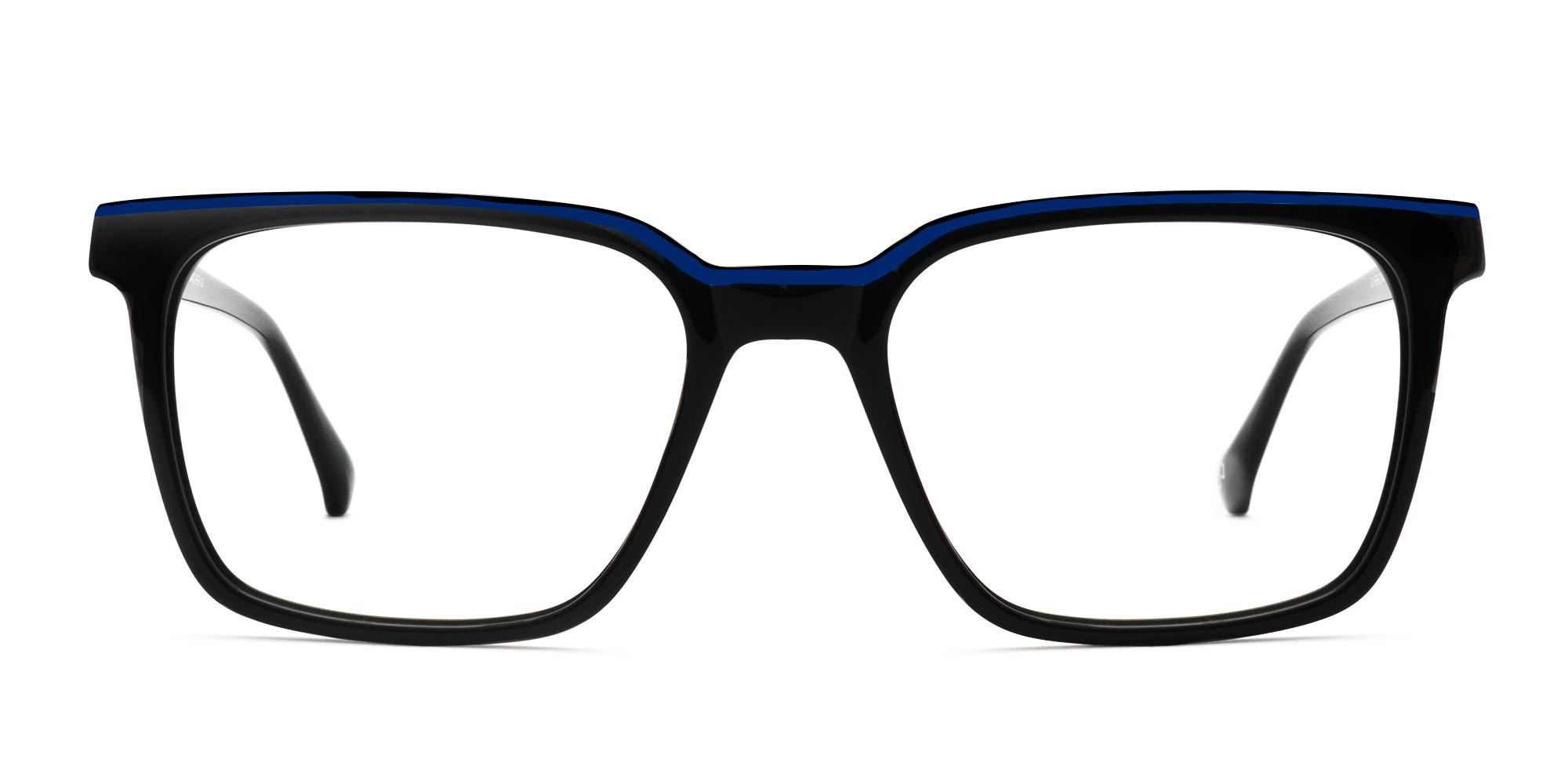 black square full rim glasses-1