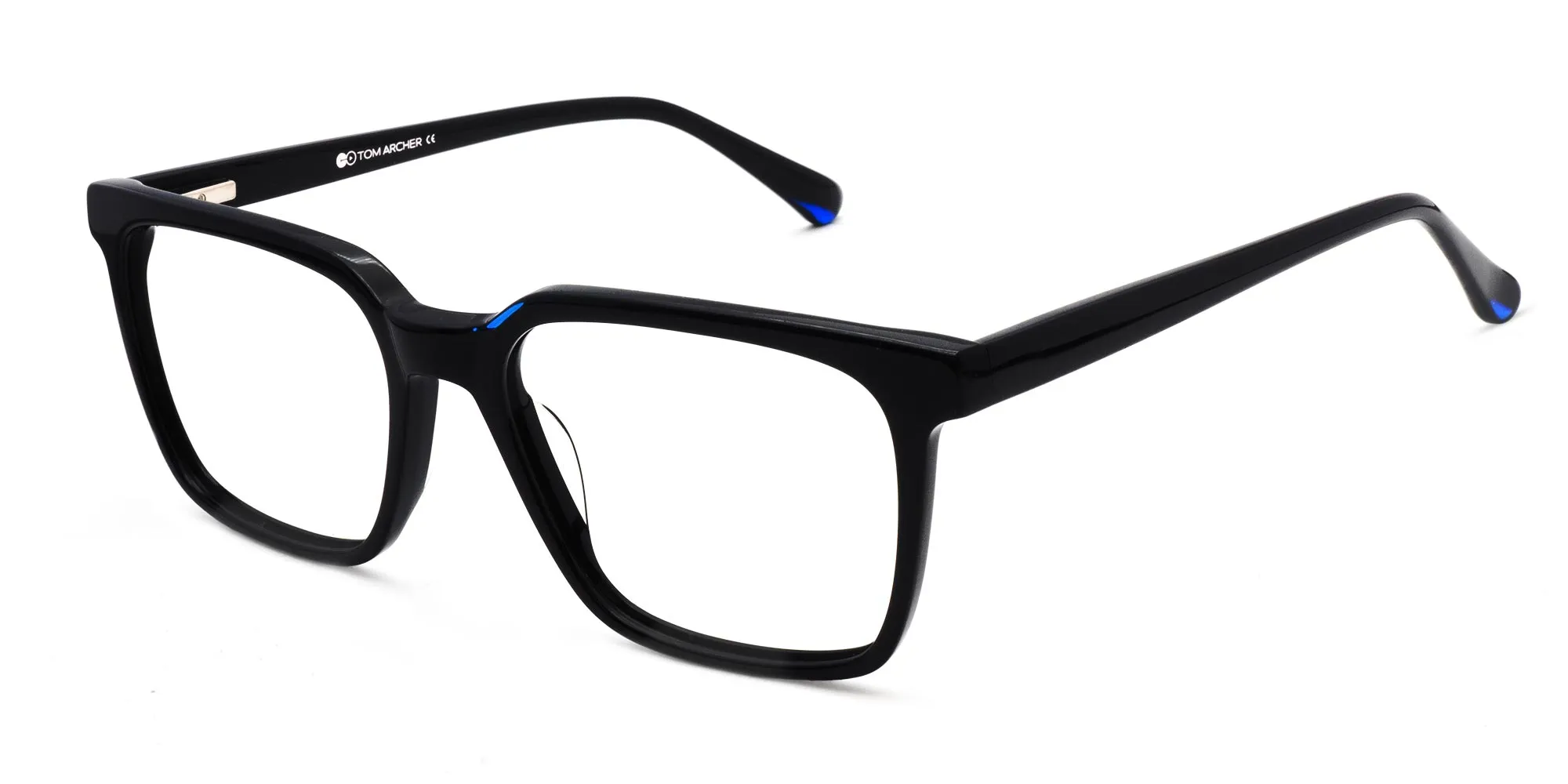 black square full rim glasses-2