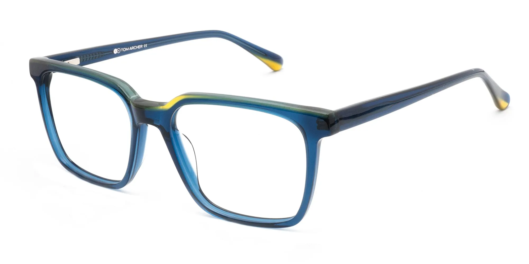 blue square full rim frames-2