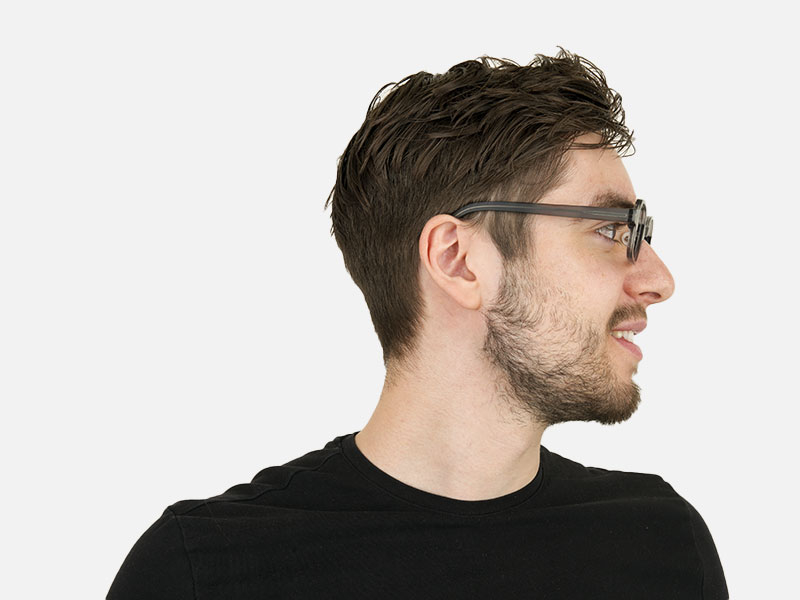 Asymmetric Round and Square Eyeglasses-1