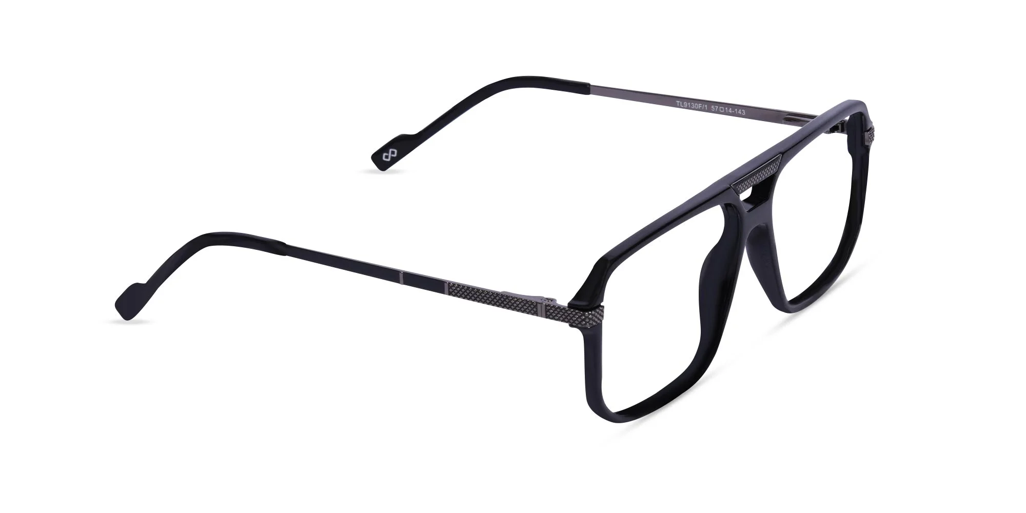 Black Aviator Eyeglasses-1
