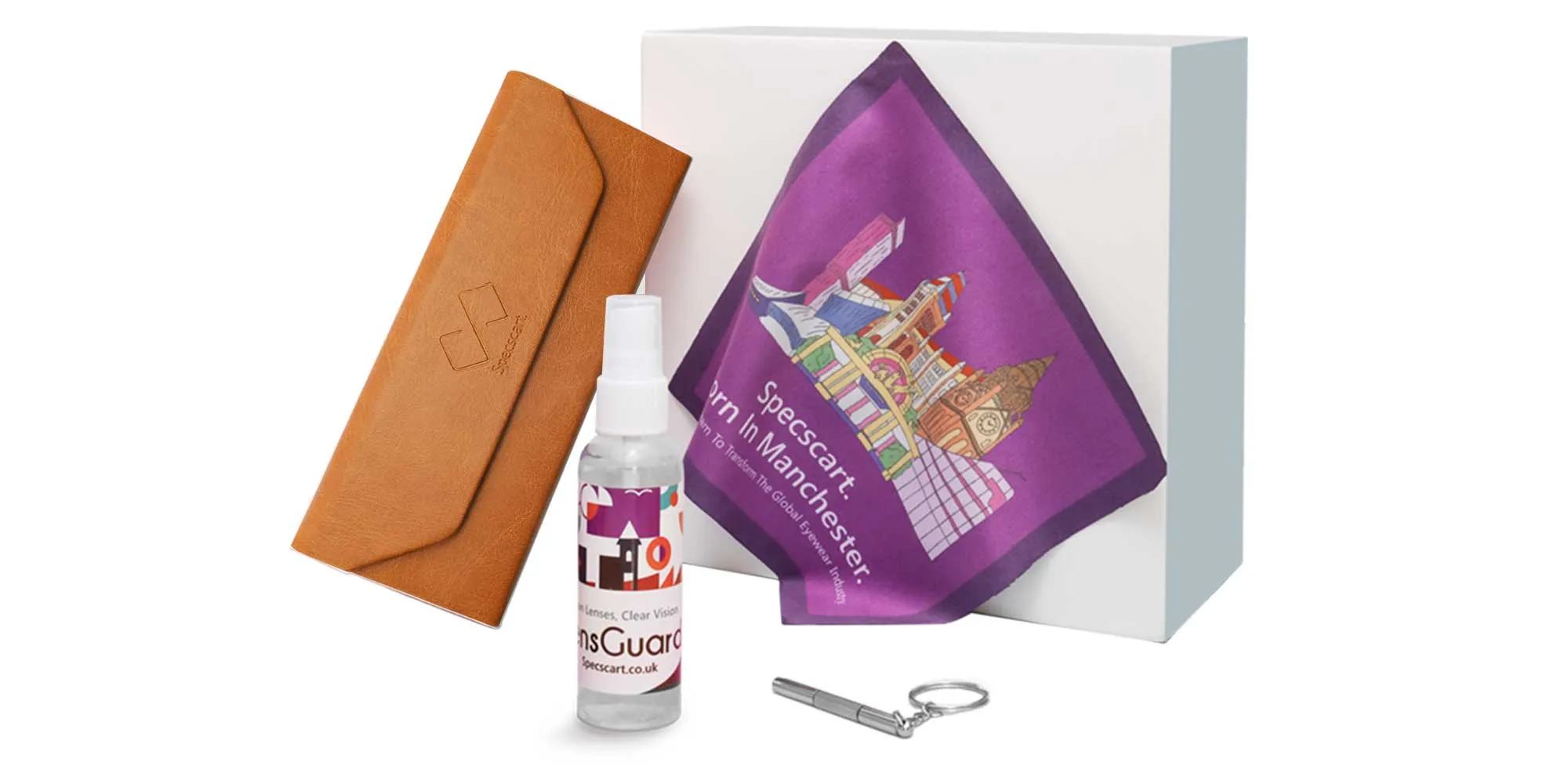 Cleaning Kit with Tan Brown Trifold-2