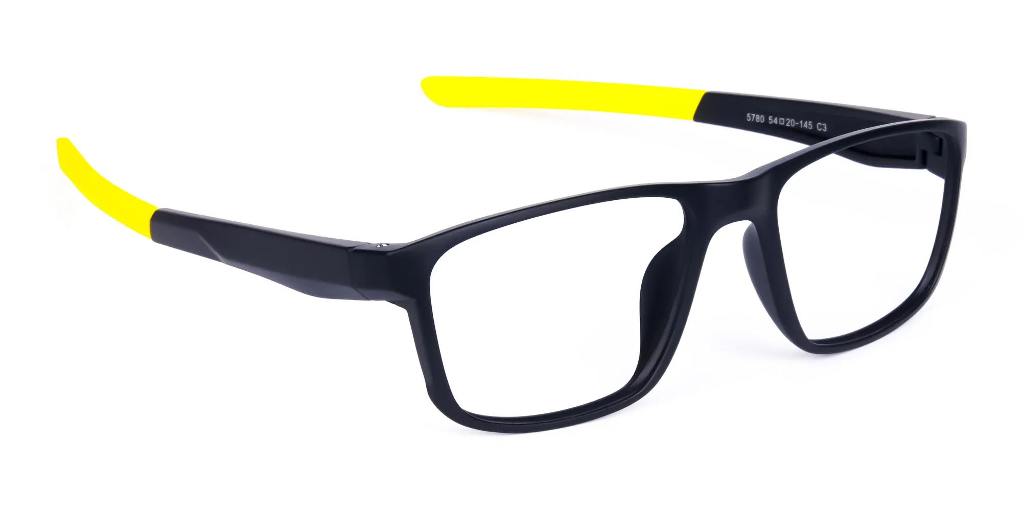 Black and Yellow Frame Cycling Goggles-2
