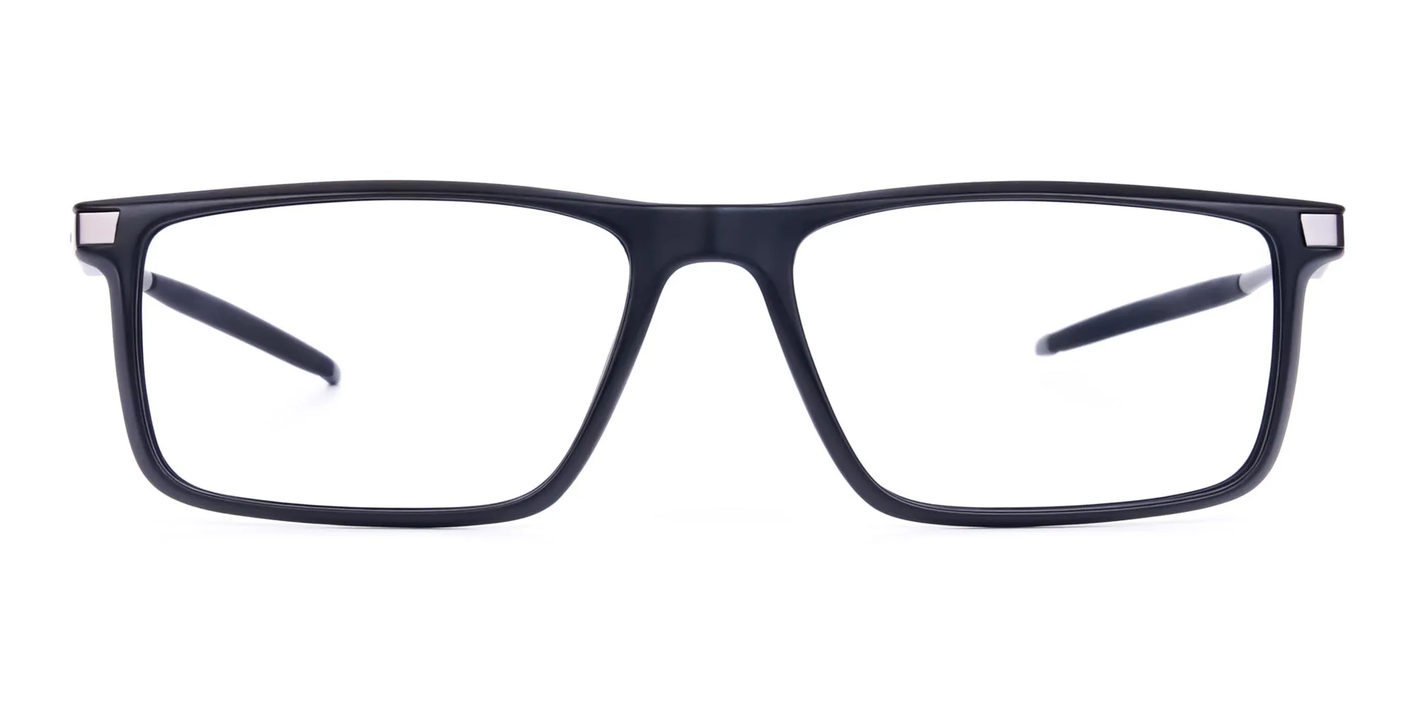 Black full-rimmed prescription sports glasses-2