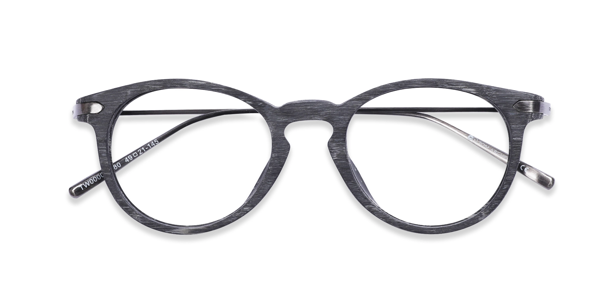 Grey Wooden Spectacle Frames 1