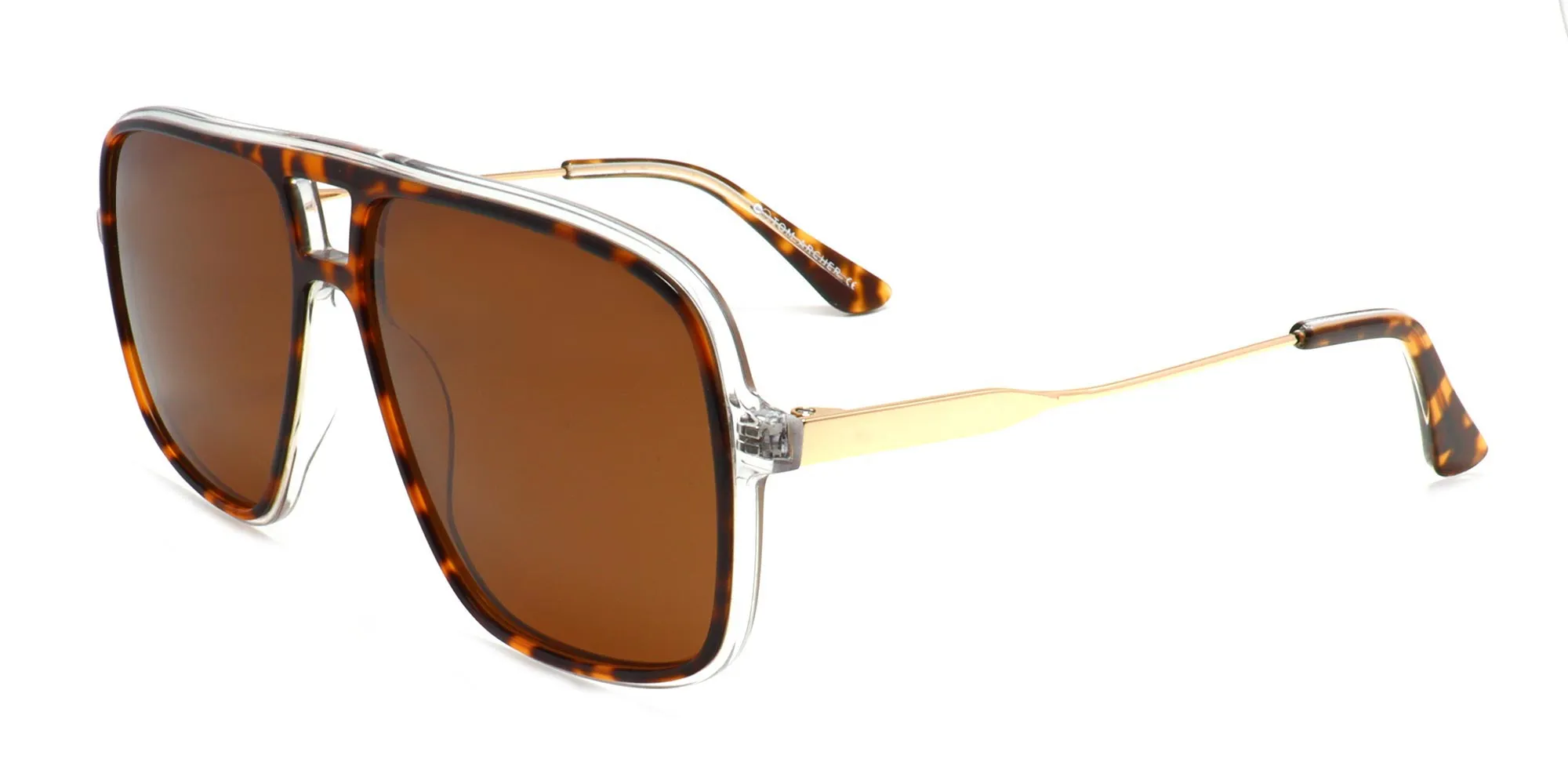 tortoiseshell oversized sunglasses-2