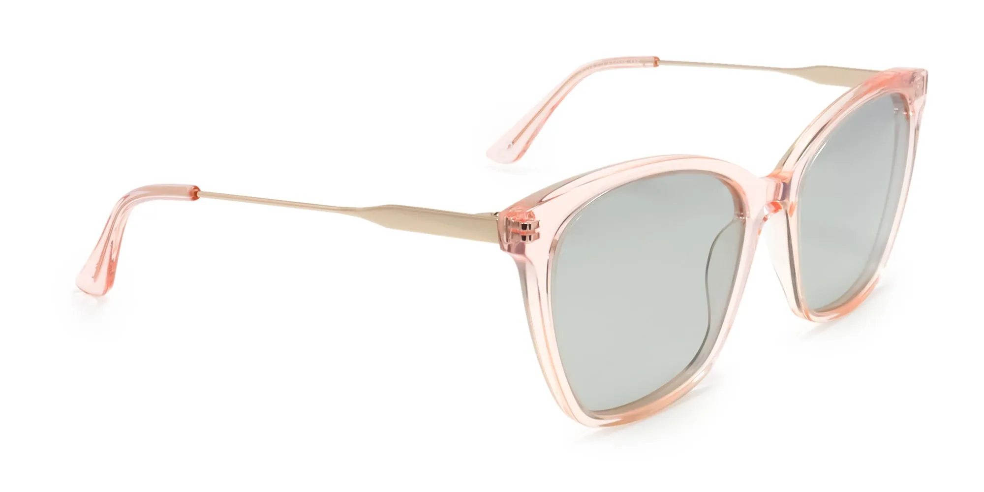 Pink Frame Cat Eye Sunglasses-2