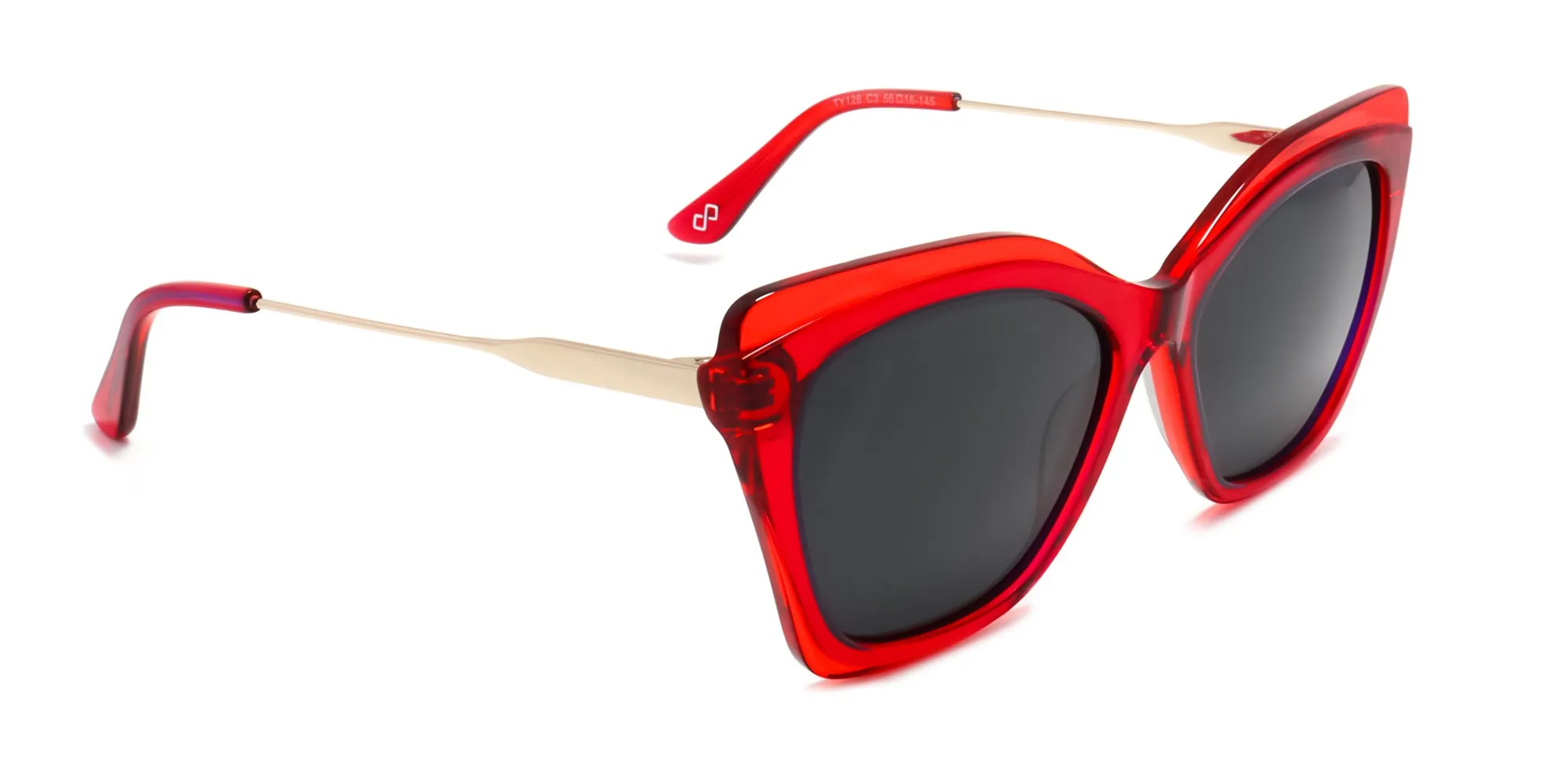 Red Frame Sunglasses-2