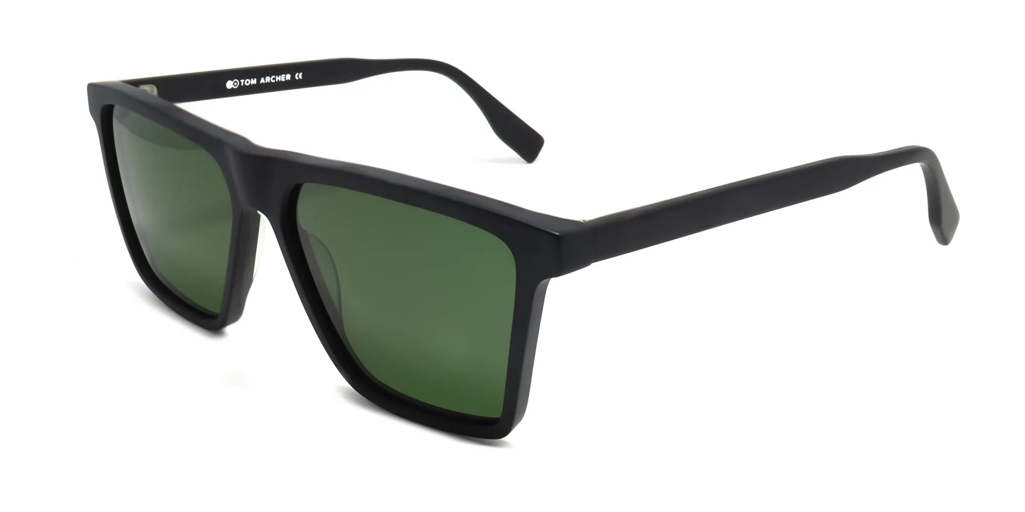 Black Square Frame Sunglasses-2