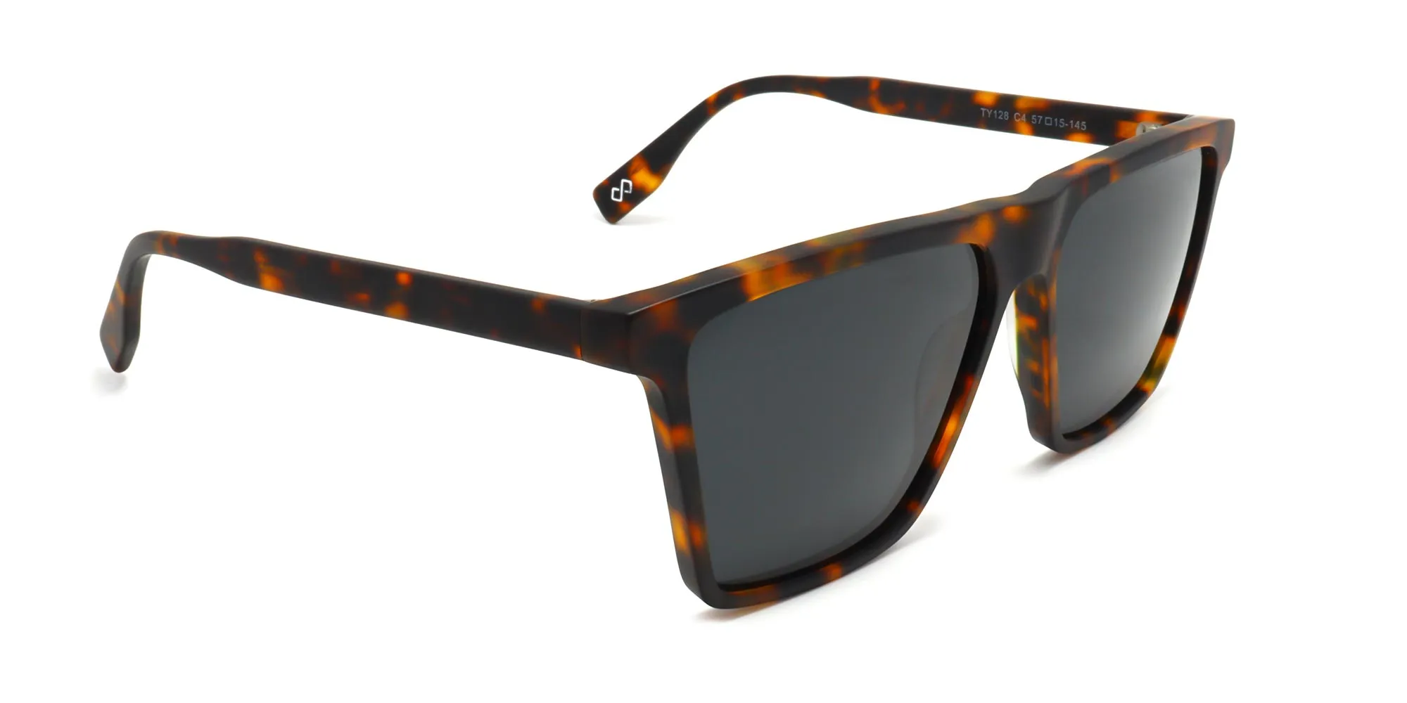 Square Frame Tortoiseshell Sunglasses-2