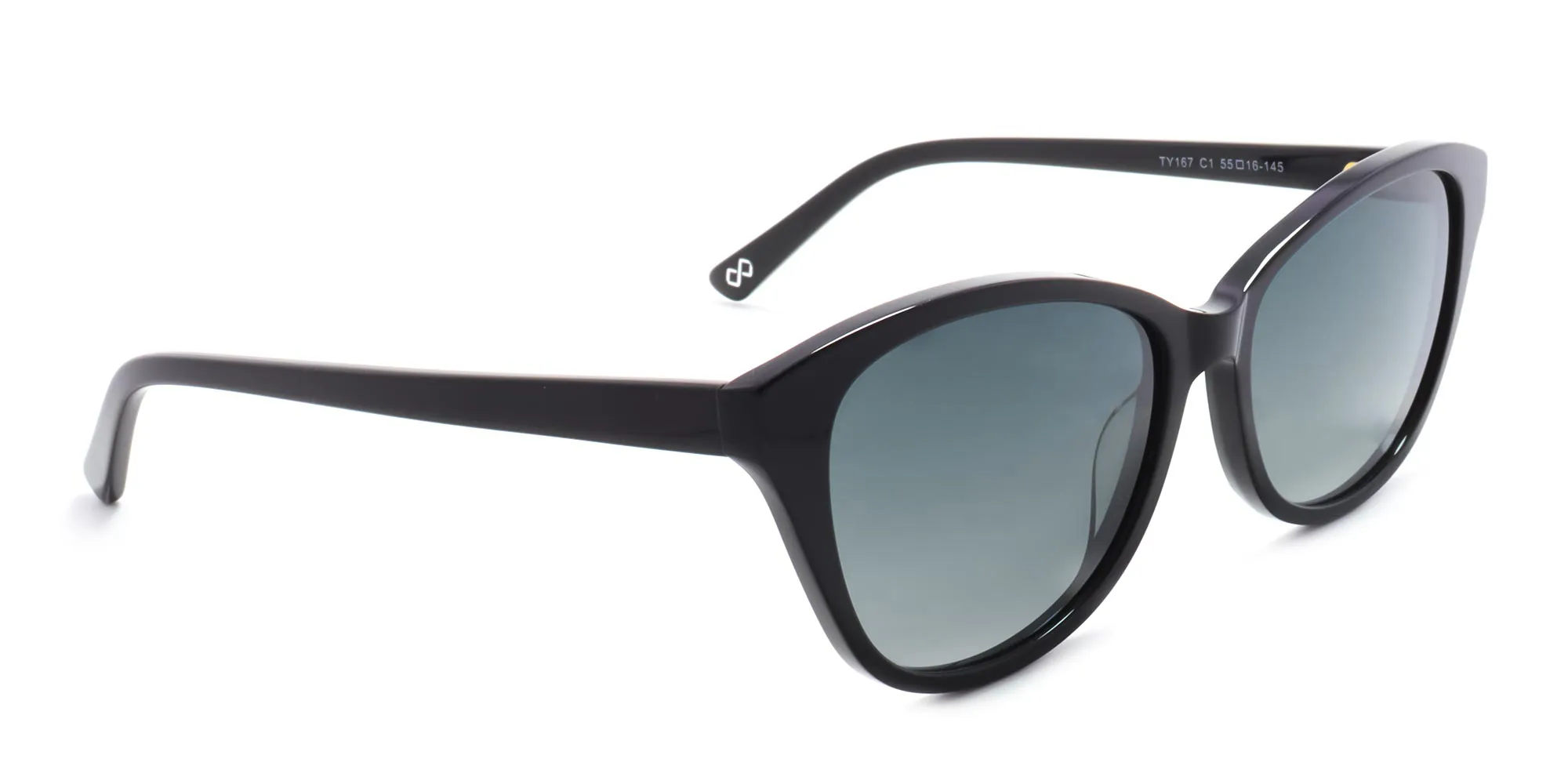 womens black cat eye sunglasses-2