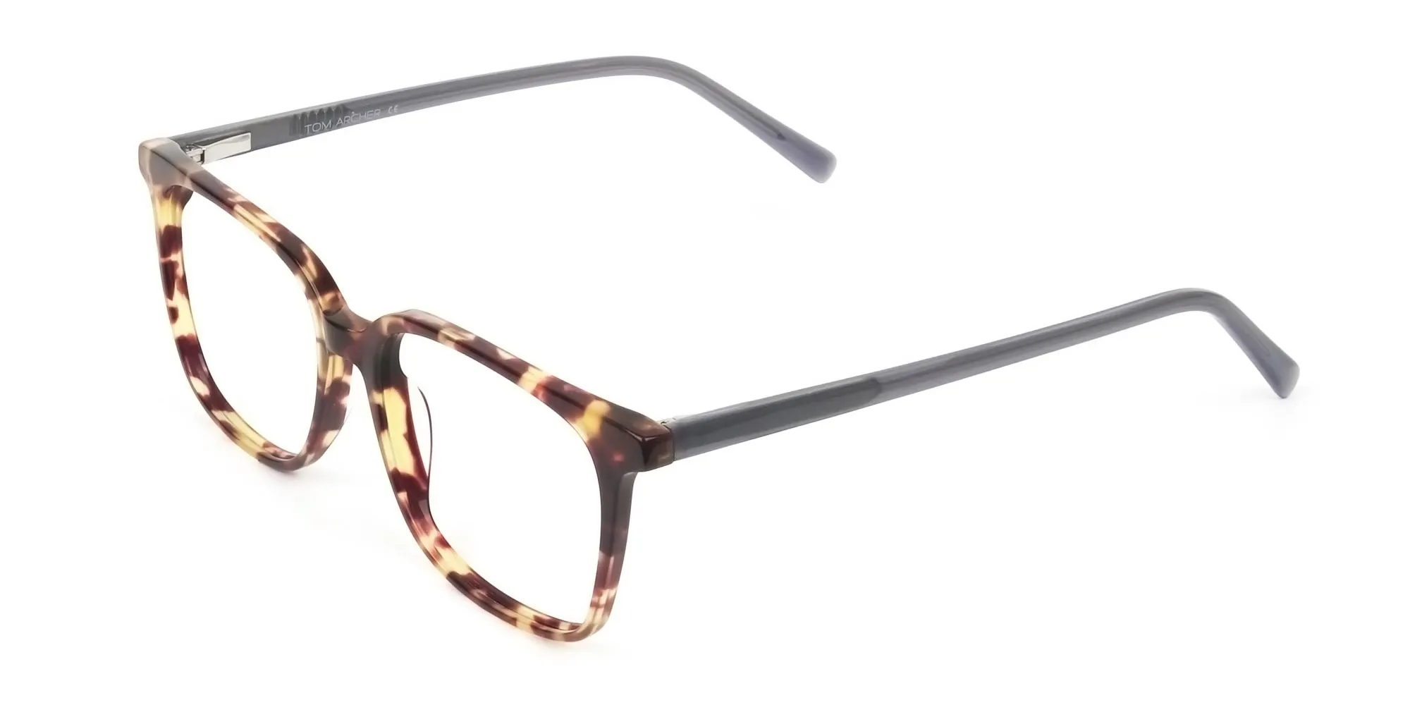 Large Square Tortoise Shell Glasses - 2