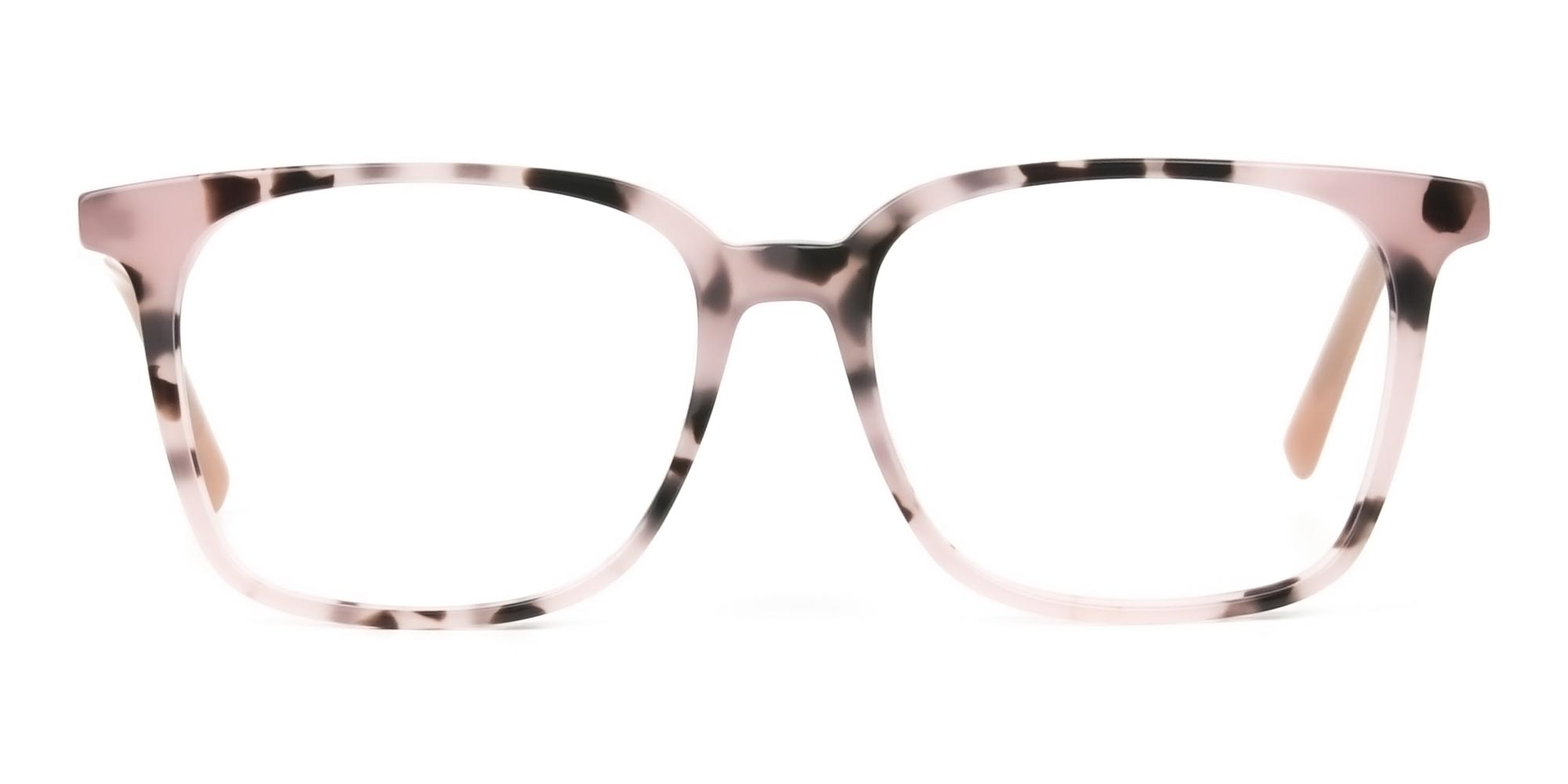 Wayfarer & Square Nude Tortoise Glasses - 1