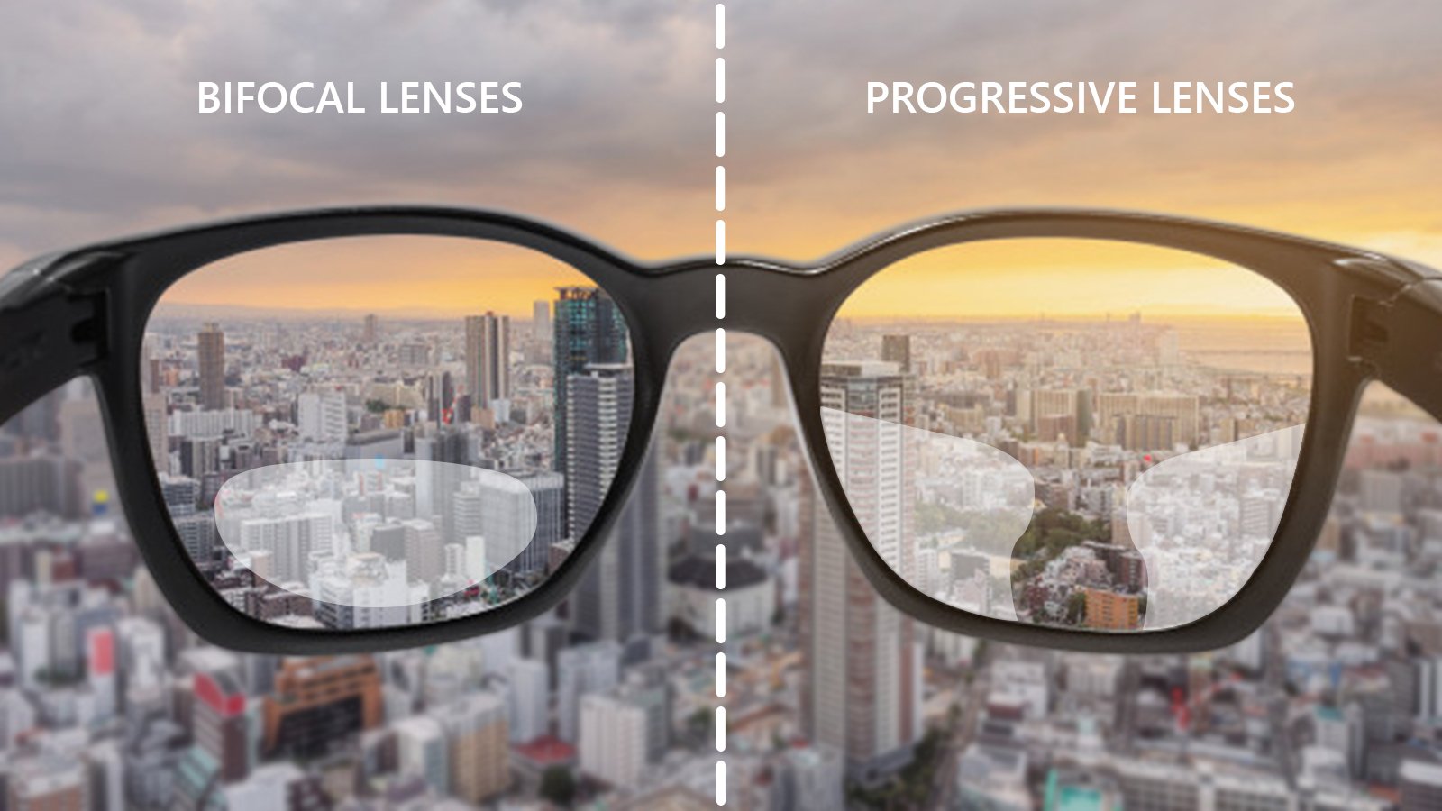 What is the difference between bifocal and progressive lenses?