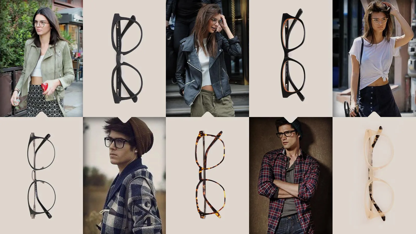 When and how can you match stylish outfits with glasses.