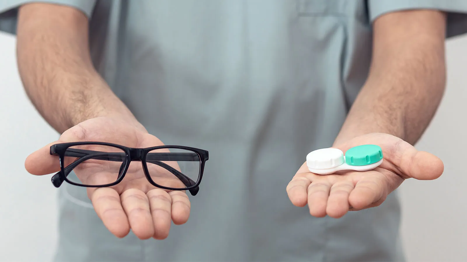 How are glasses better than contact lenses?