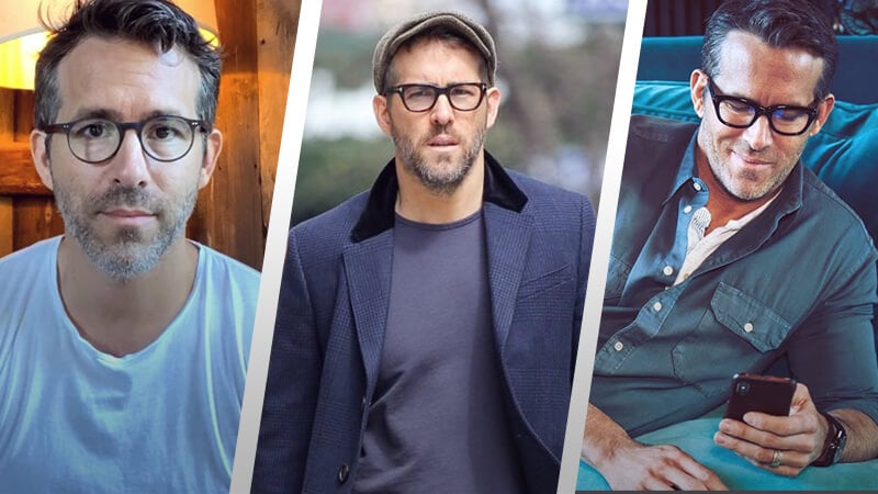 ryan reynolds wearing glasses