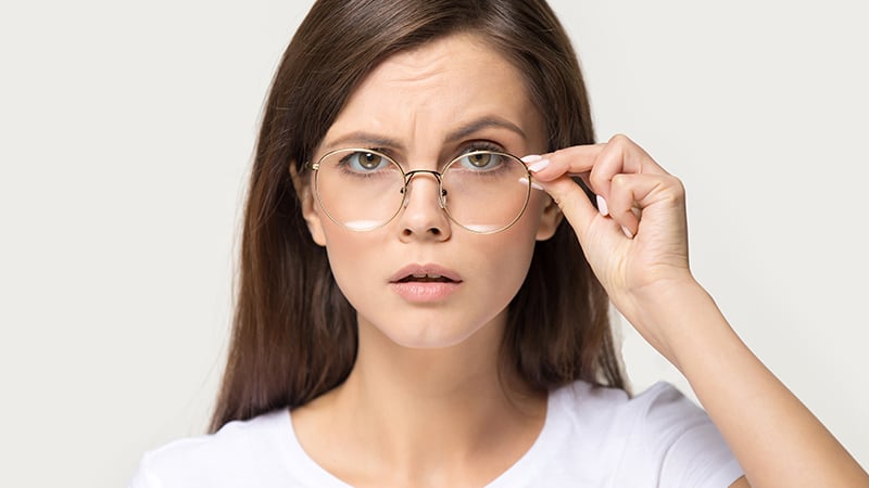 How to stop glasses from sliding down your nose?