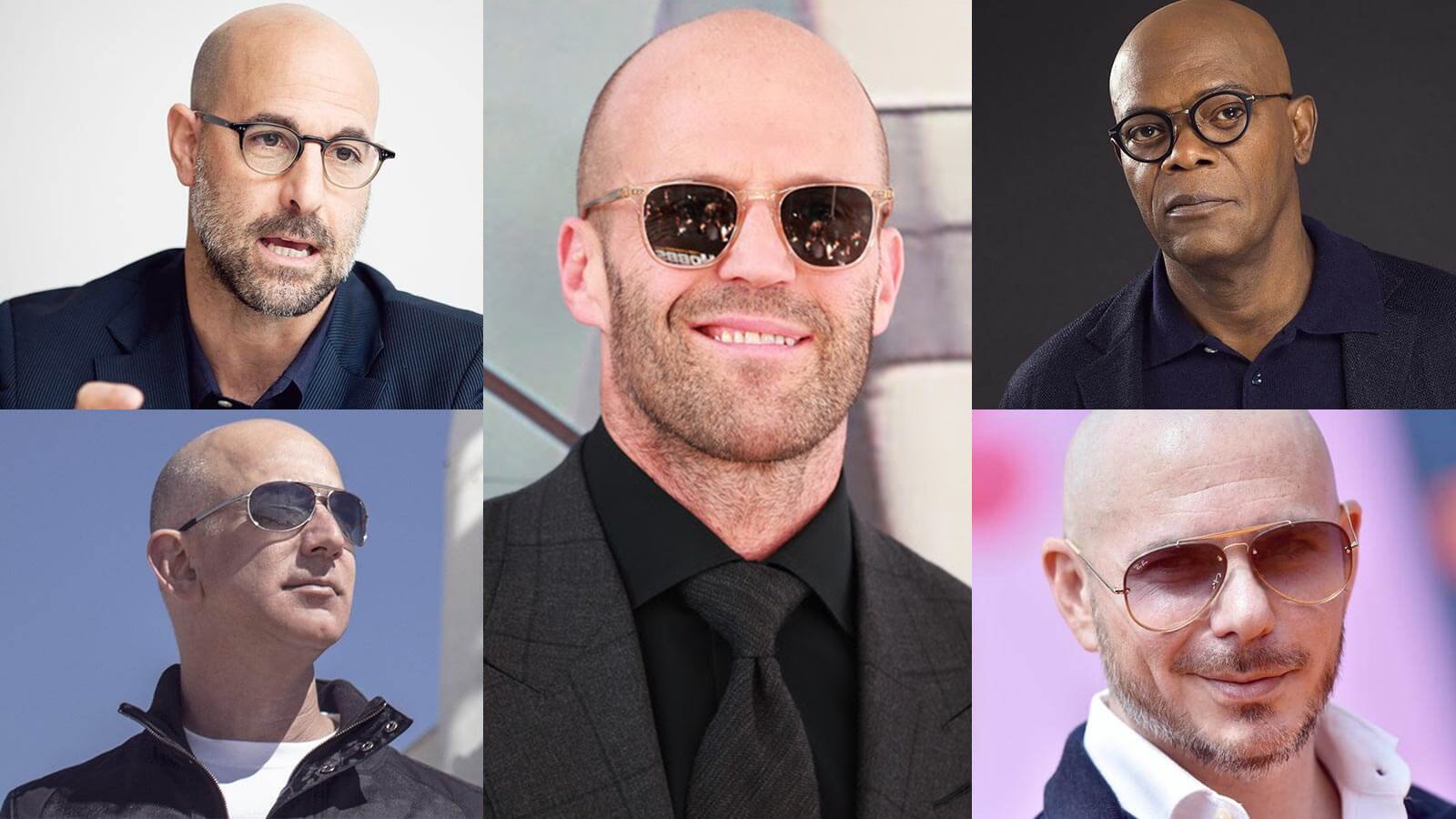 Glasses for bald men