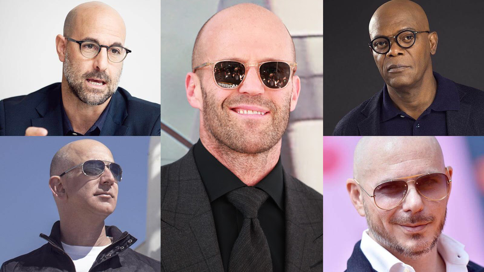 stylish glasses for bald men