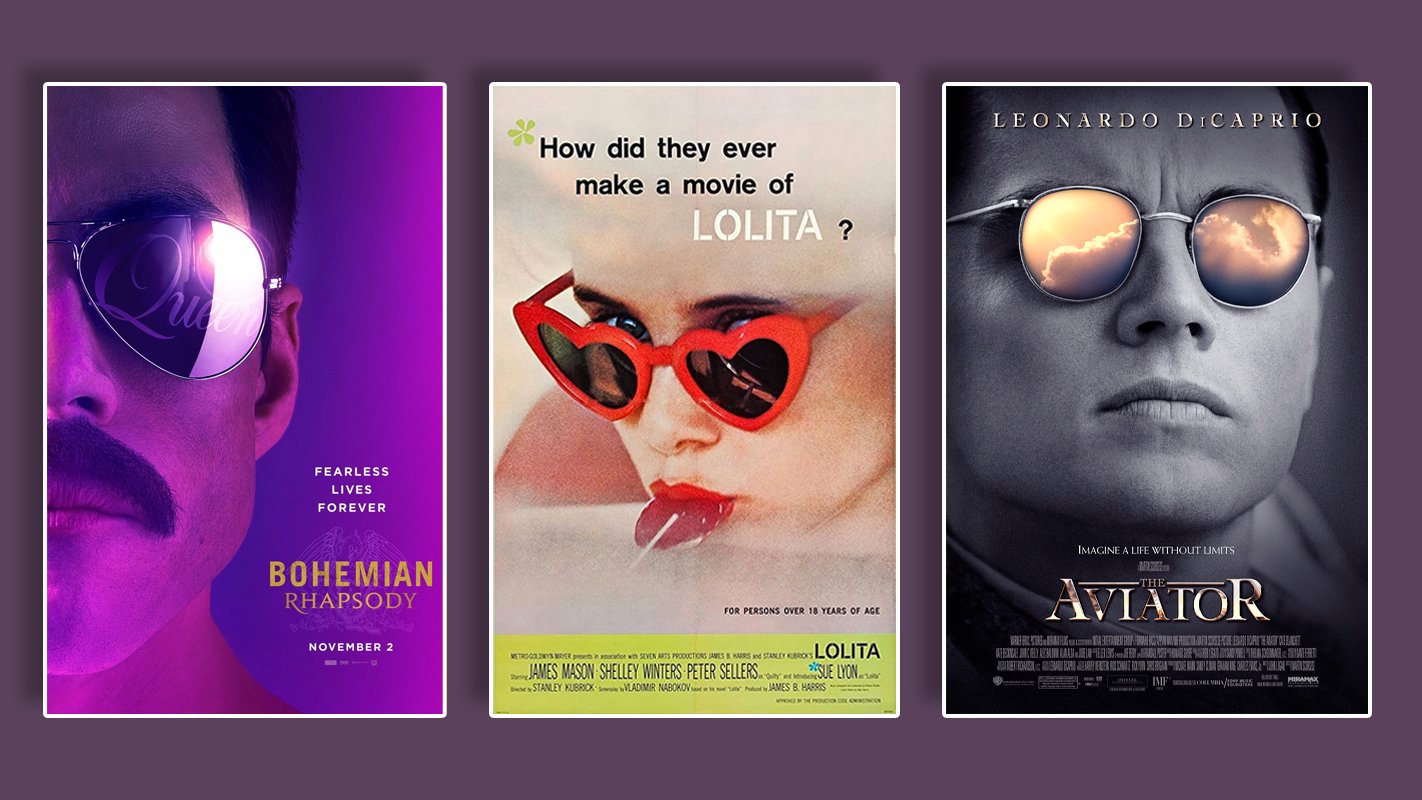 Motion posters - A tale of glasses telling the stories 
