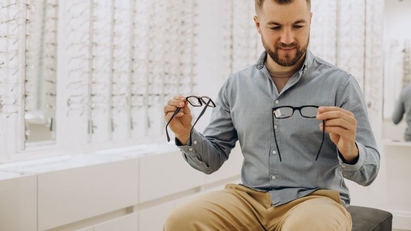 mens varifocal glasses