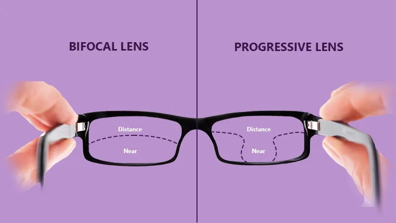 What is the difference between bifocal and progressive lenses?