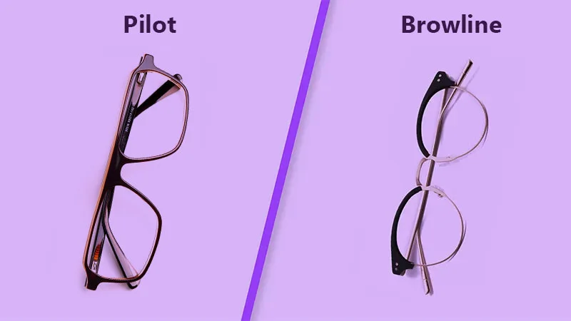 Unveiling the Distinctive Charms: Pilot vs. Browline Glasses