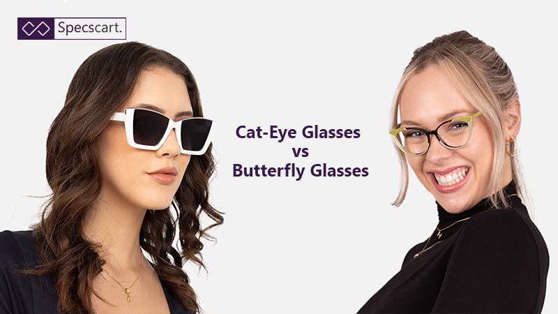 The Difference Between Cat-Eye & Butterfly Glasses