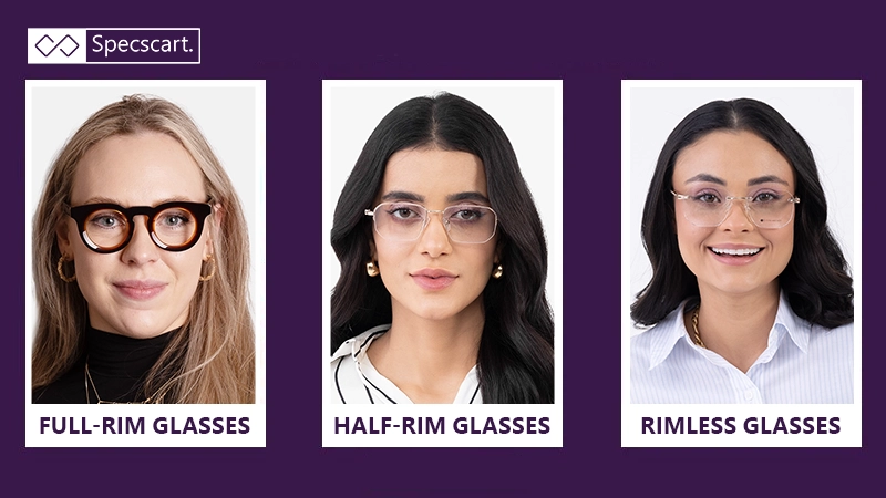 How to Choose Between Full-Rim vs Half-Rim vs Rimless Glasses 