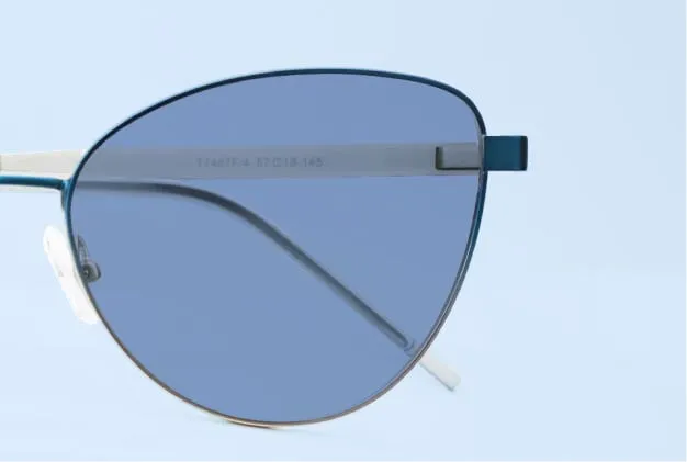 Blue
            Cat-Eye Sunglasses