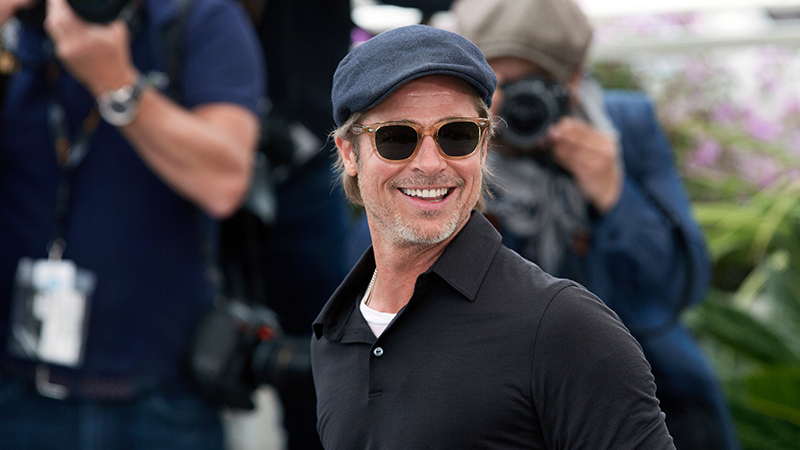 Brad Pitt’s Brown and Black Sunglasses