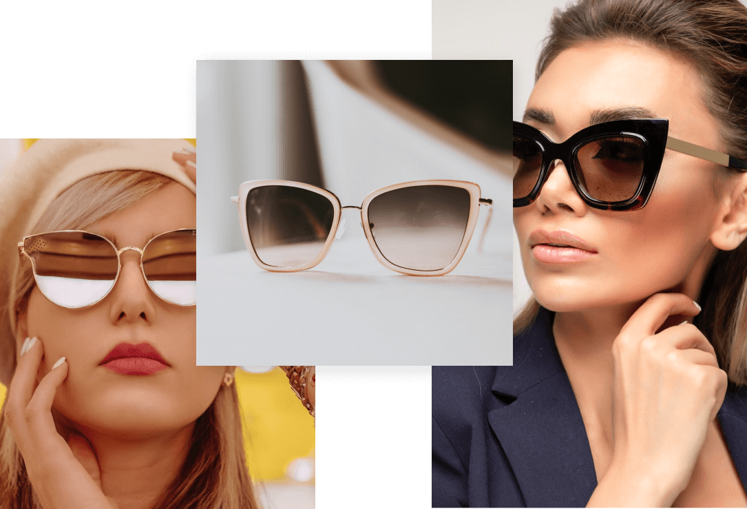 Designer Butterfly Frame Sunglasses