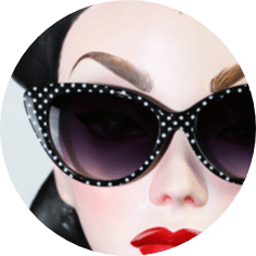 Embellished Sunglasses Polka dots