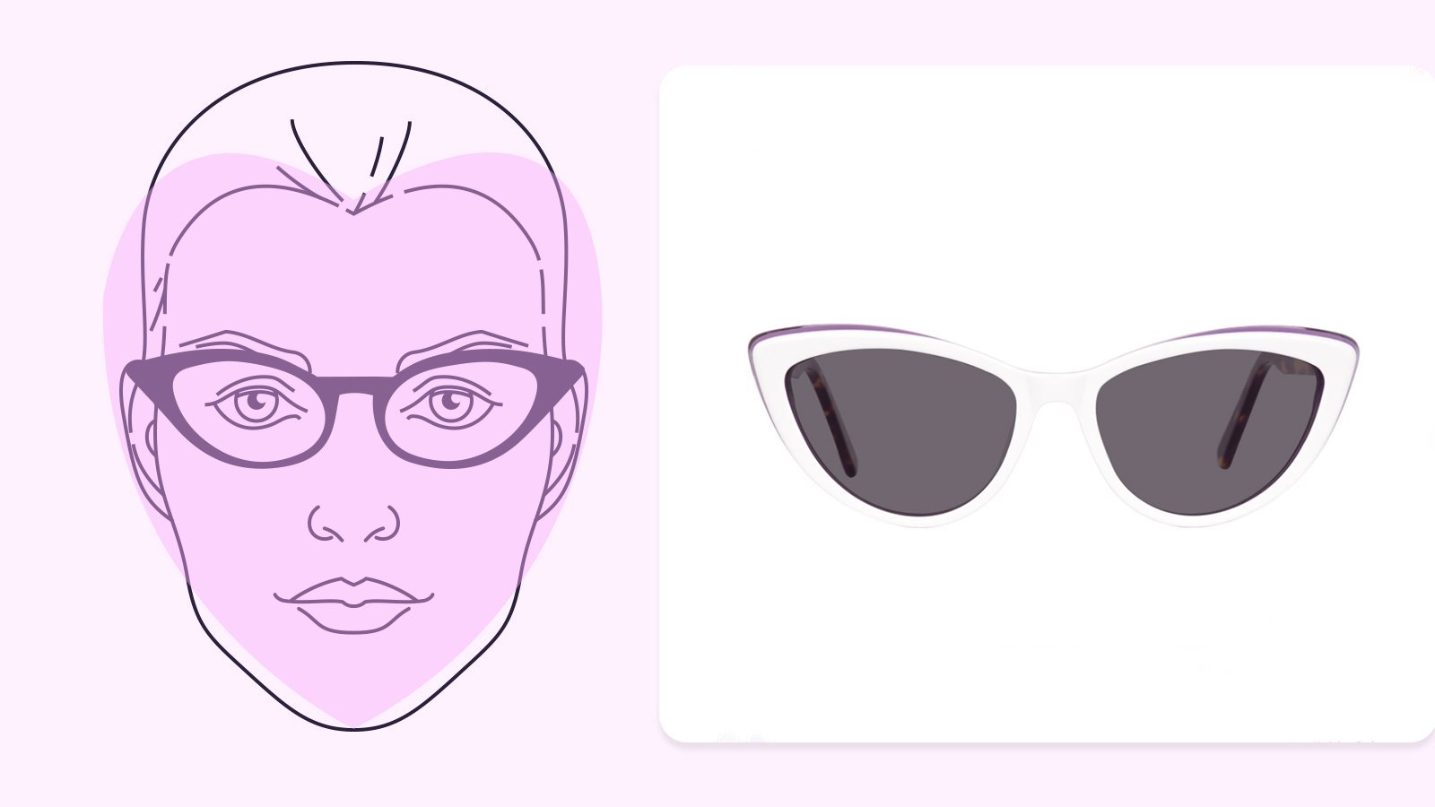 Sunglasses for Heart Face Shape