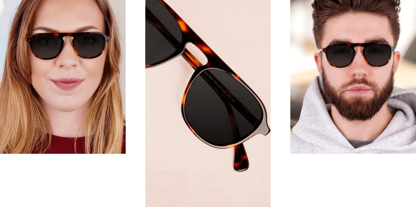 Keyhole sunglasses for men and women